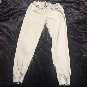 Beige joggers